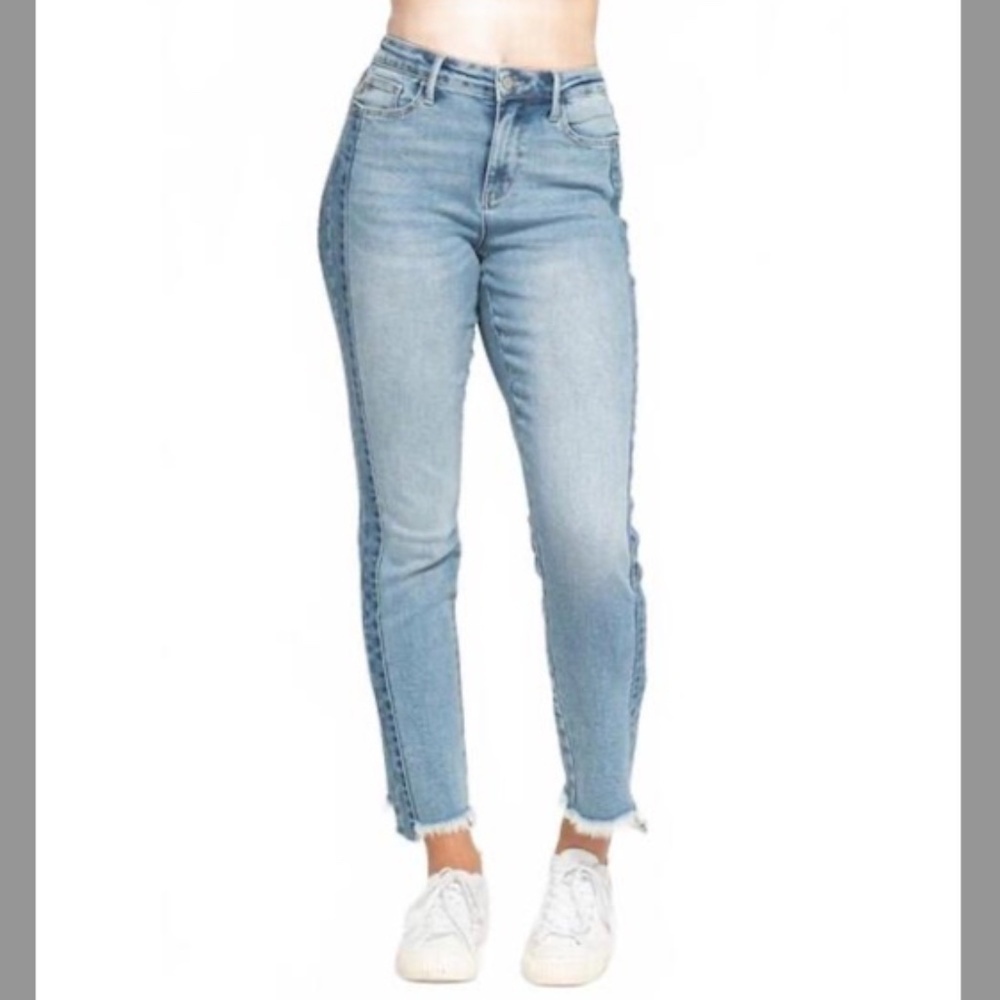 Judy Blue High Rise Side Panel Slim Jeans Size 11/30